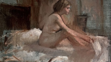 Norma, painting by Bernard Dunstan RA