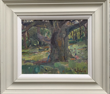 The Old Oak by Andrew Farmer ROI at Granta Fine Art