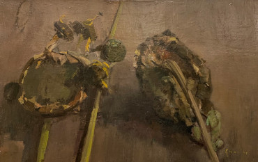 Sunflowers by Cuming at Granta Fine Art